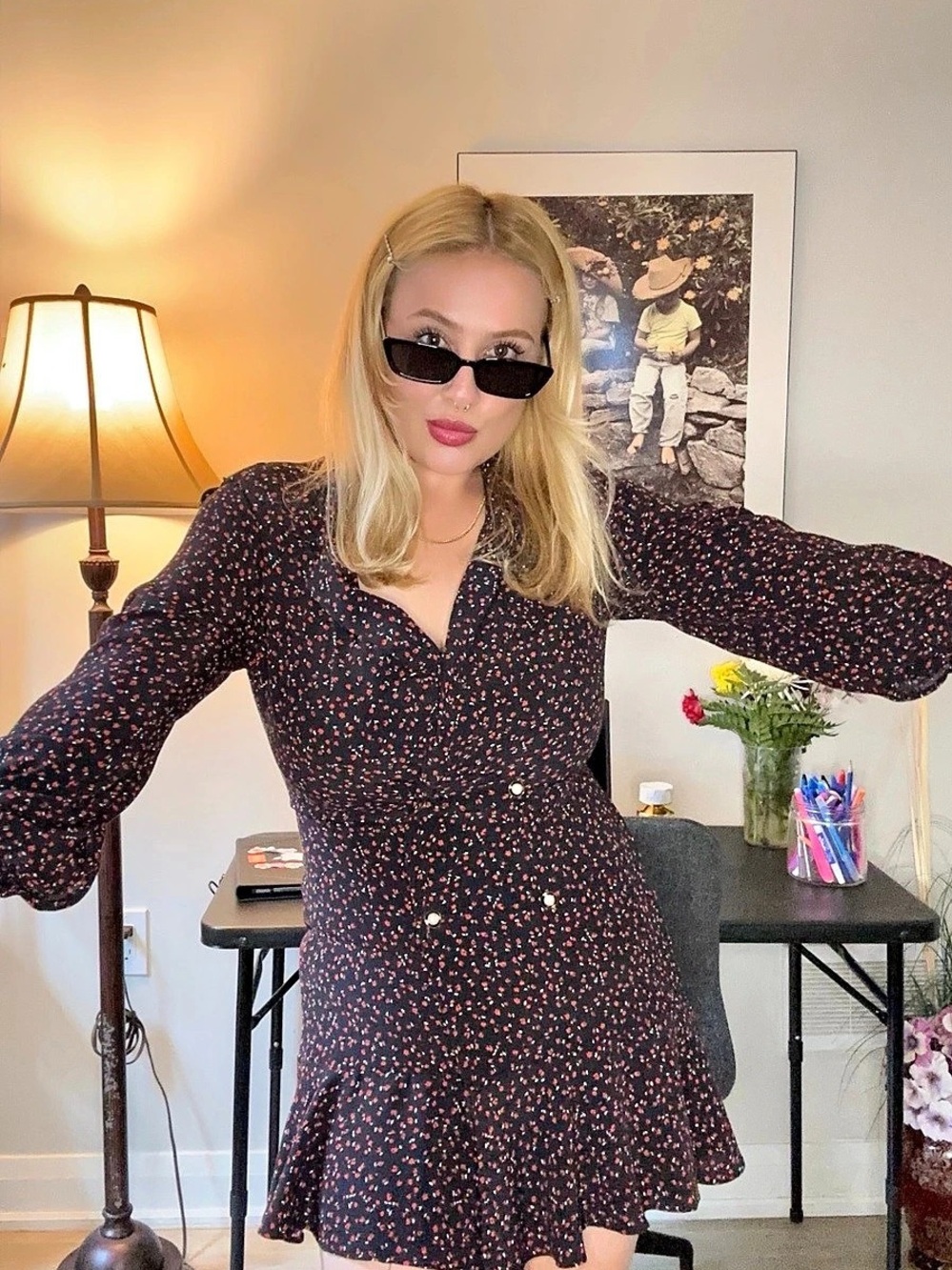 Floral Mini Dress